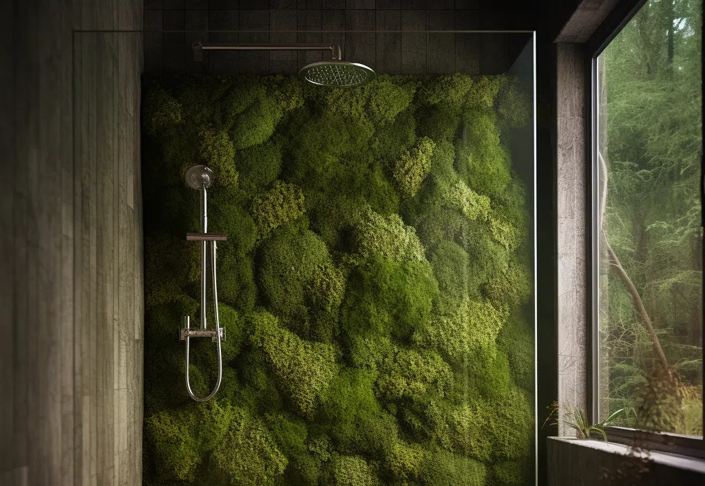 Shower Moss Wall