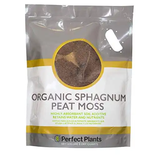 Organic Sphagnum Peat Moss- Enriches Plant Roots