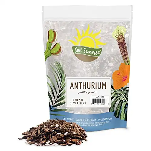Anthurium Plant Potting Soil Mix (4 Quarts),